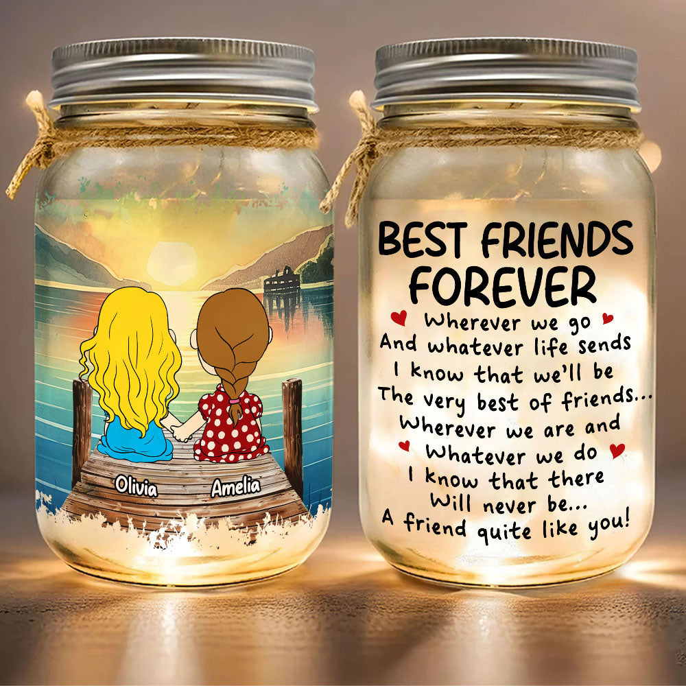 Personalized Gifts For Friends Mason Jar Light 03toti080125hg - Drink Jar - GoDuckee