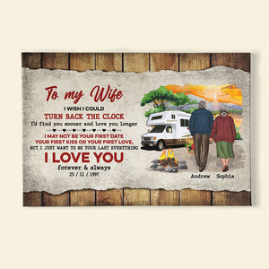 I Love You Forever And Always, Couple Hand In Hand Personalized Canvas Poster - Poster & Canvas - GoDuckee