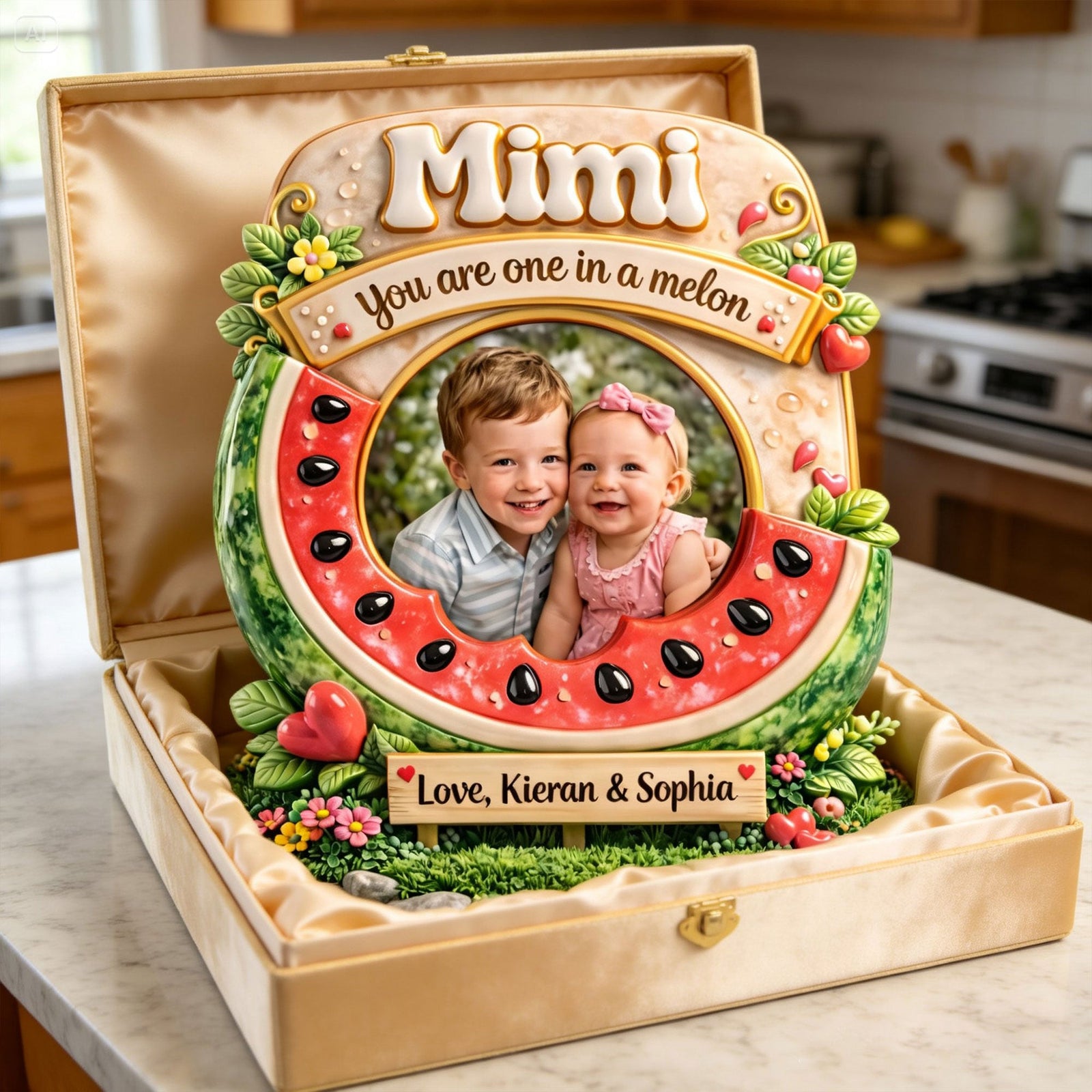 Custom Photo Grandma's Melon Acrylic Plaque - Personalized Gifts For Mom and Grandma 04tyti200326 - Shaped Plaques - GoDuckee