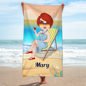 Beach Towel Collection Summer Gift For Couple, Friends & Family 01ACDT210423HH - Beach Towel - GoDuckee