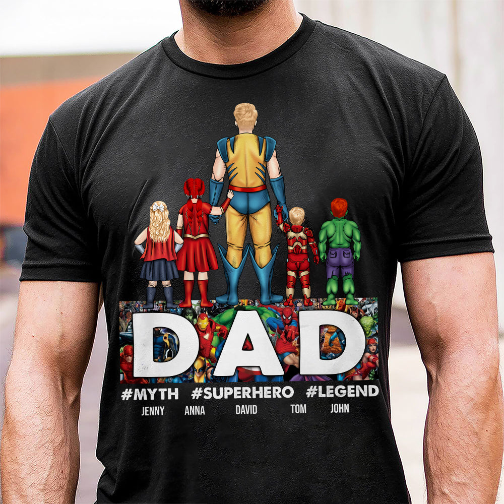 Dad #Myth #Legend, Personalized Shirt, Gift For Dad, 08hudt120523tm - Shirts - GoDuckee
