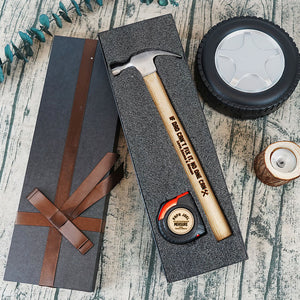 You Are Loved Beyond Measure - Personalized Hammer And Tape Measure Set - Gift For Dad - Hammer & Tape Measure - GoDuckee