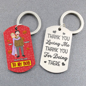 Personalized Gifts For Couple Keychain 02kati261224hg - Keychains - GoDuckee