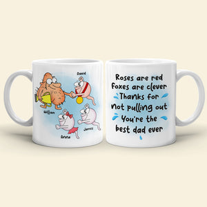 Dad You're The Best Dad Ever Personalized Coffee Mug - Coffee Mug - GoDuckee
