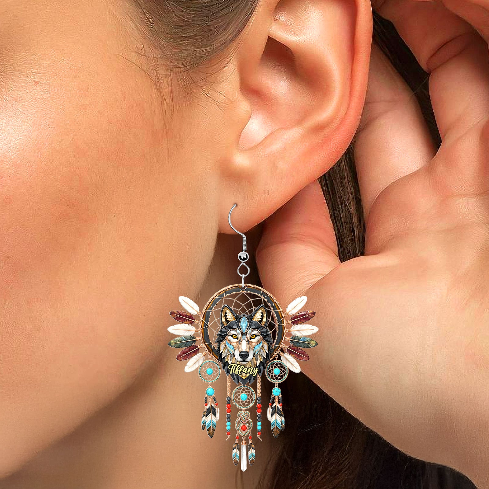 Native American Earrings - Personalized Gifts For Her 02nati200625 - Earrings - GoDuckee
