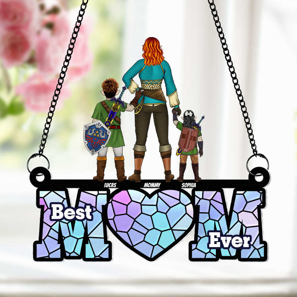Personalized Gifts For Mom Suncatcher Window Hanging Ornament03ohti240424hg Mother's Day - Ornaments - GoDuckee