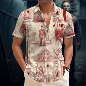 Horror Character Hawaiian Shirt - Personalized Gifts For Horror Lovers 04ohti120625 - Hawaiian Shirts - GoDuckee