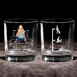 Personalized Gifts For Naughty Couple Whiskey Glass 03toti301124hh - Whiskey Glass - GoDuckee