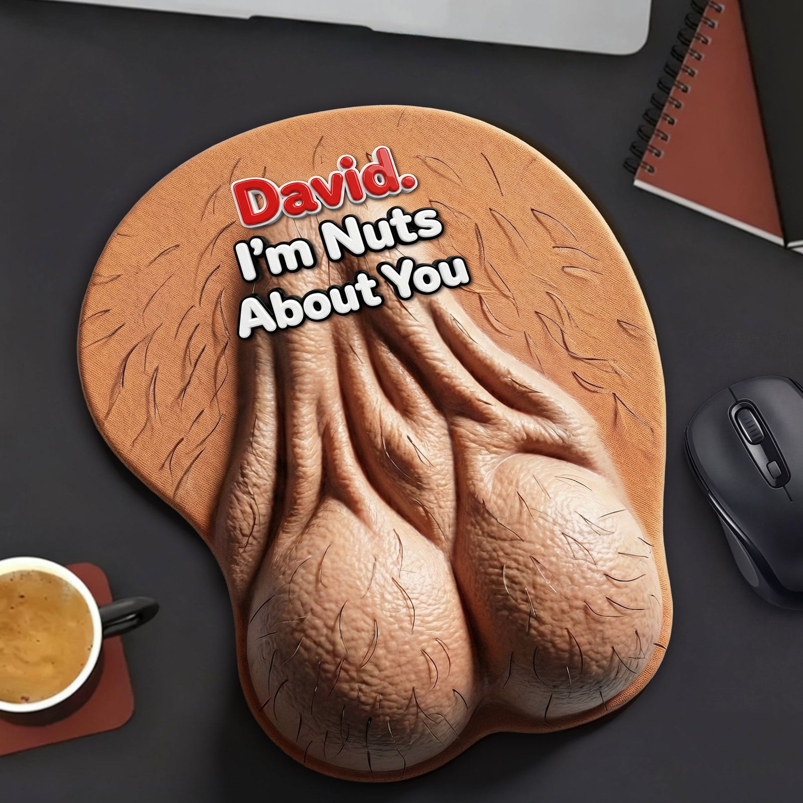 Spicy Humor Couple 3D Mouse Pad - Personalized Gift For Couples 01HUTI271225 - Mouse Pads - GoDuckee