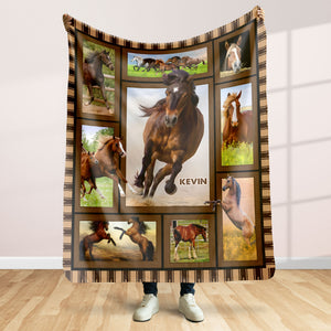 Personalize Gifts For Horse Lover Blanket 051qhti030125 - Blanket - GoDuckee