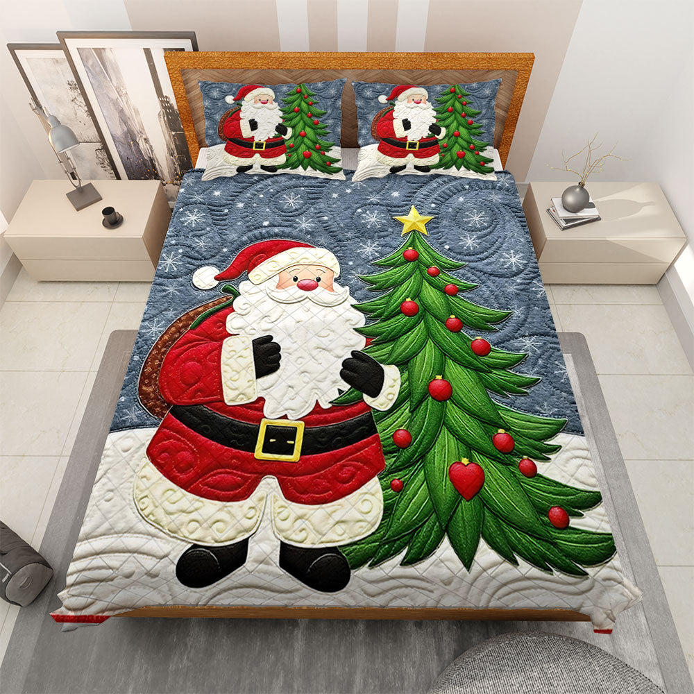 Christmas Gifts Santa Claus Quilt Bedding Set Special Line 01HUTI011124