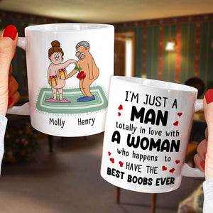 Best B**bs Ever, Personalized Funny Old Couple Mug 02NTDT040323HN - Coffee Mug - GoDuckee