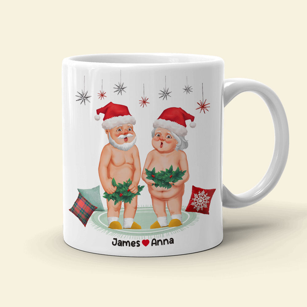 tagltd Hand Stand Santa Christmas Mug