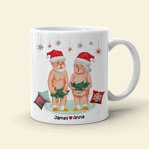 I Want To Hold Your Hand, Couple Gift, Personalized Mug, Old Couple Coffee Mug, Christmas Gift - Coffee Mug - GoDuckee