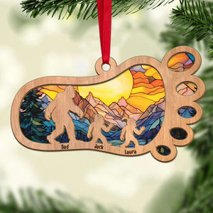 Gift For Family, Personalized Mixed Ornament, Primitives Family Suncatcher Ornament, Christmas Gift 02NATI010923 - Ornament - GoDuckee