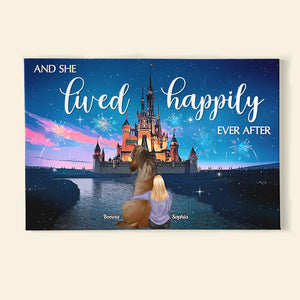 Horse And She Lived Happily Ever After 04ACDT100623TM Personalized Canvas Poster - Poster & Canvas - GoDuckee