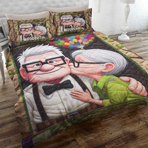 Personalized Gifts For Couple Quilt Bedding Set 03tgti090125 - Blanket - GoDuckee