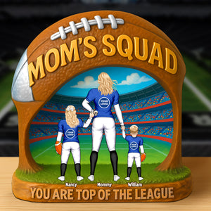 Personalized Gifts For Football Mom Plaque, Top Of The League 04tgti140425pa - Shaped Plaques - GoDuckee