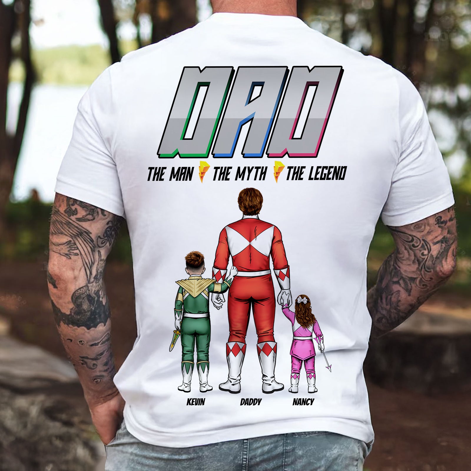 Power Dad Shirt - Personalized Gifts For Dad 04huti260525 - Shirts - GoDuckee