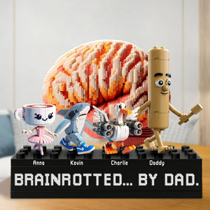 Brain Dad Plaque - Personalized Gifts For Dad 04ohti210525 - Shaped Plaques - GoDuckee