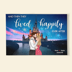 Couple Kissing 05ACDT100623TM Personalized Couple Canvas Poster - Poster & Canvas - GoDuckee