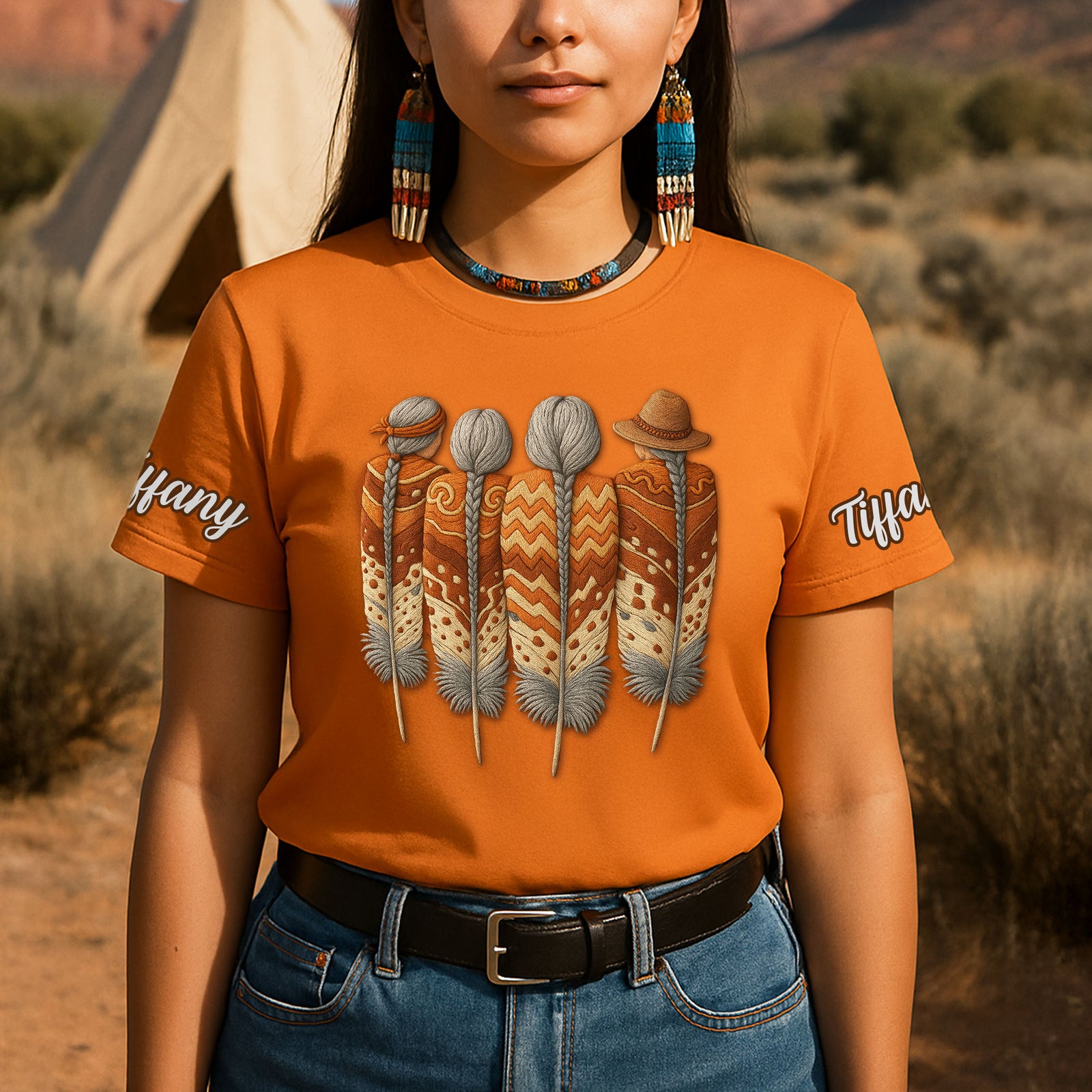 Native American Shirt - Personalized Gifts For Her 04nati020725 - AOP Products - GoDuckee