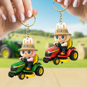 Farmer Doll Keychain - Personalized Gifts For Farmers 05ohti280625 - Keychains - GoDuckee
