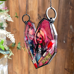 Personalized Gifts For Couple Suncatcher Window Hanging Ornament 2ohti160524 - Ornaments - GoDuckee