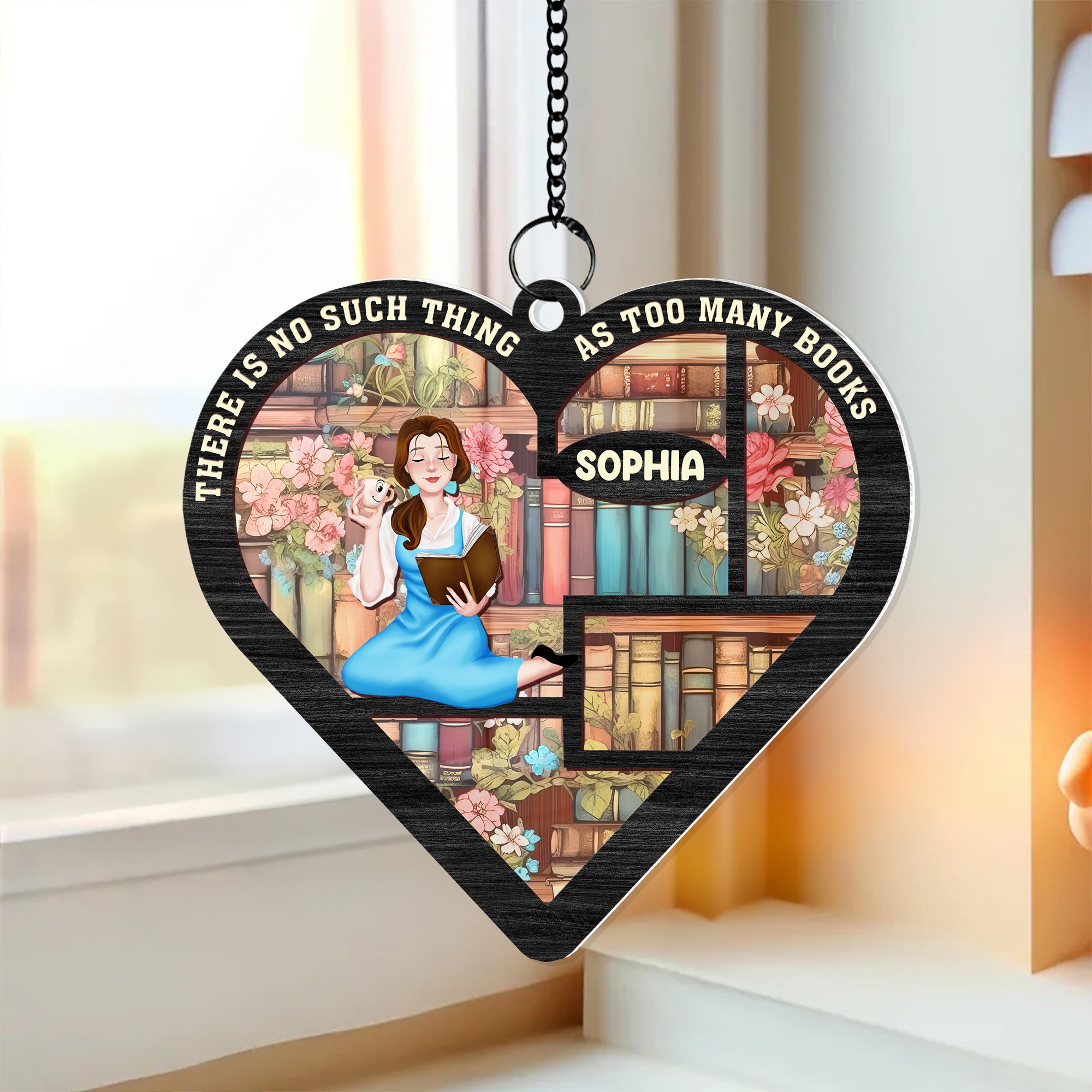 Personalized Gifts For Book Lover Suncatcher Ornament 02kadc210624pa - Ornament - GoDuckee