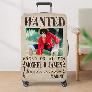 Custom Photo Gifts For Manga Fan Luggage Cover, Most Wanted 01KADC150724 - Luggage Covers - GoDuckee