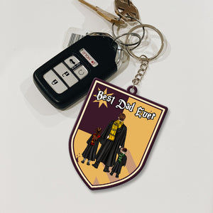 Best Dad Ever, Personalized Keychain 06HUDT300523TM - Keychains - GoDuckee