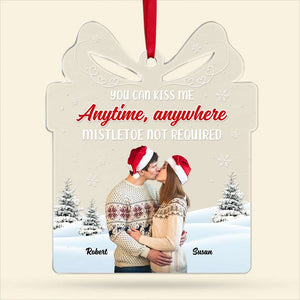 Personalized Custom Photo Gifts For Couples Christmas Acrylic Ornament 03PGTI281024 - Ornament - GoDuckee