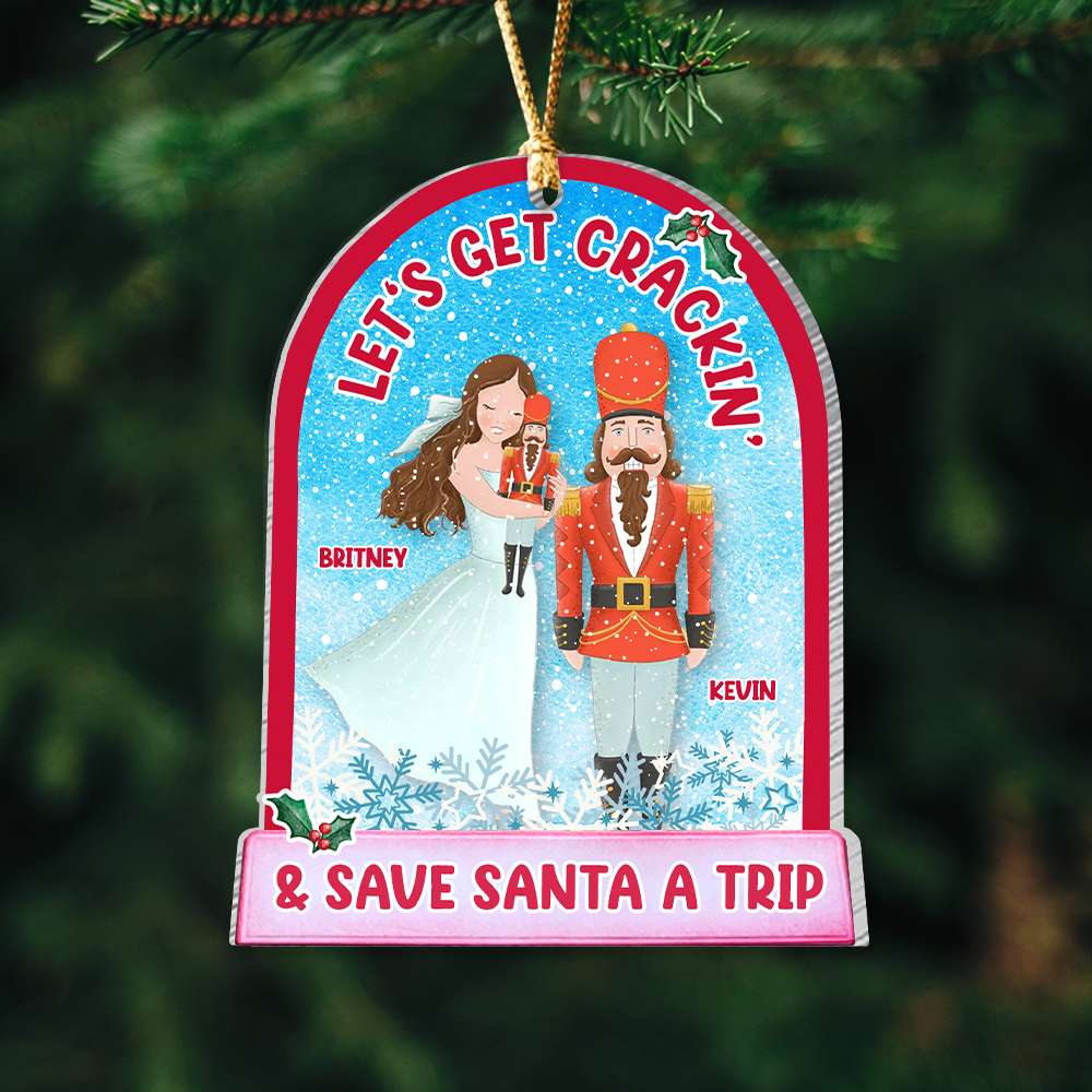 Christmas Gifts For Couple 03HUDT110923 Personalized Ornament - Ornament - GoDuckee