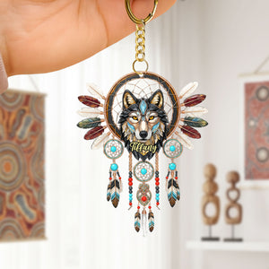 Native American Keychain - Personalized Gifts For Natives 03nati010725 - Keychains - GoDuckee