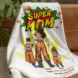 Personalized Gifts For Mom Blanket Power Mom 02HUDT270324HH - Blankets - GoDuckee