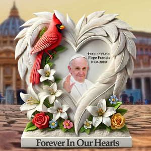 Forever In Our Hearts Plaque - Gift For Heaven 041HUTI210425 - Shaped Plaques - GoDuckee