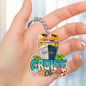 Cruise Life Personalized Keychain, Gift For Cruising Lovers - Keychains - GoDuckee