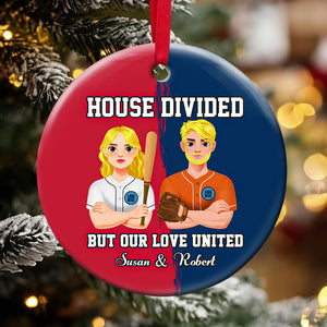 Personalized Gifts For Baseball Lovers Couple Christmas Ornament 06huti141024hg - Ornament - GoDuckee