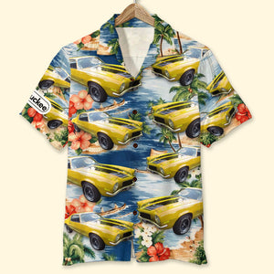 Gift For Cars Lover, Personalized Hawaiian Shirt, Custom Image Car Upload Summer Hawaiian Shirt, Summer Gift - Hawaiian Shirts - GoDuckee