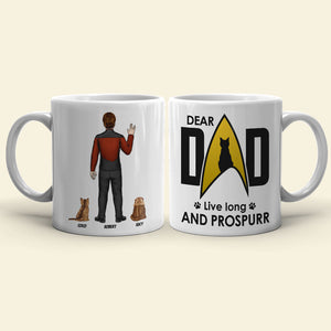 Dear Dad Live Long And Prospurr 06HTTI170523HH Personalized Mug - Coffee Mug - GoDuckee