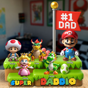 Super Daddio Plaque - Personalized Gifts For Dad 04nati020525 - Shaped Plaques - GoDuckee