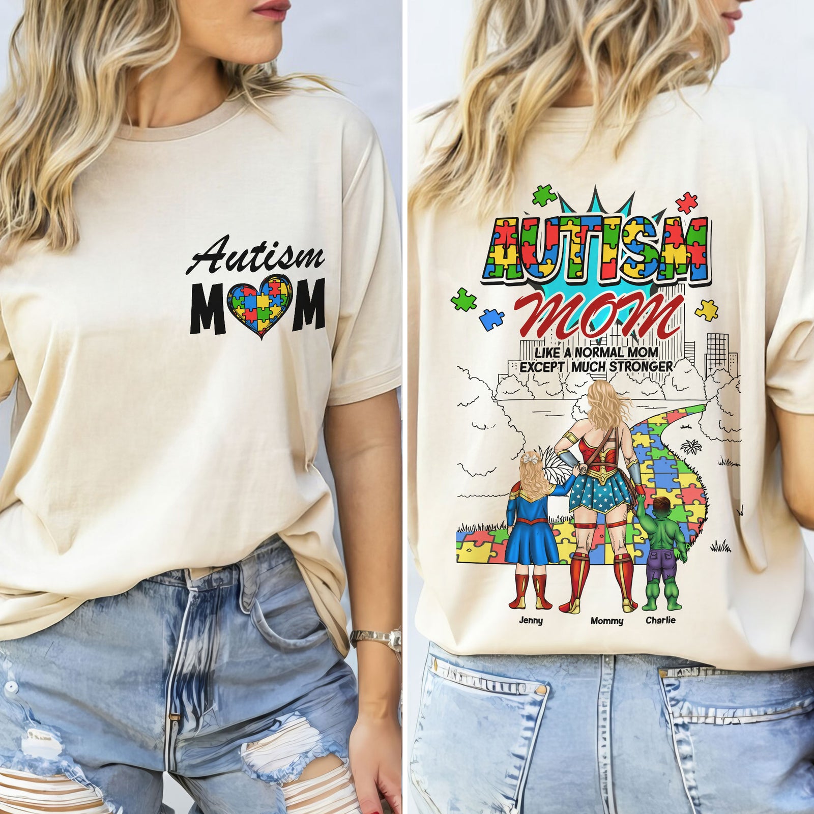 Personalized Gifts For Autism Mom Shirt 02xqti240225pa - Shirts - GoDuckee