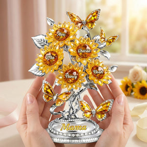 Blooming Love Acrylic Plaque - Personalized Gifts For Mom 04KITI030326 - Shaped Plaques - GoDuckee