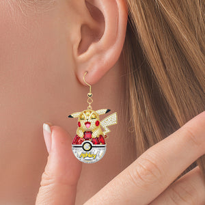 Pocket Monster Earrings - Personalized Gifts For Movie & Game Lovers 02qhti110725 - Earrings - GoDuckee