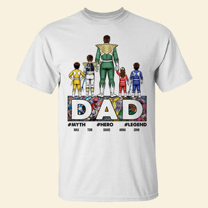 Dad Myth Hero Legend, Personalized Shirt, Gift For Dad, 08hudt130523hh - Shirts - GoDuckee