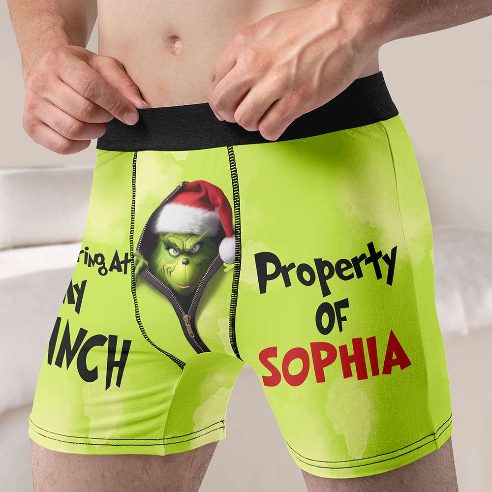 Personalized Christmas Gifts For Husband Men's Boxers 05HUTI030824 - Boxer Briefs - GoDuckee