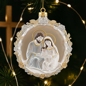 The Holy Family Ornament - Gifts For Family 01pati080925 - Ornament - GoDuckee
