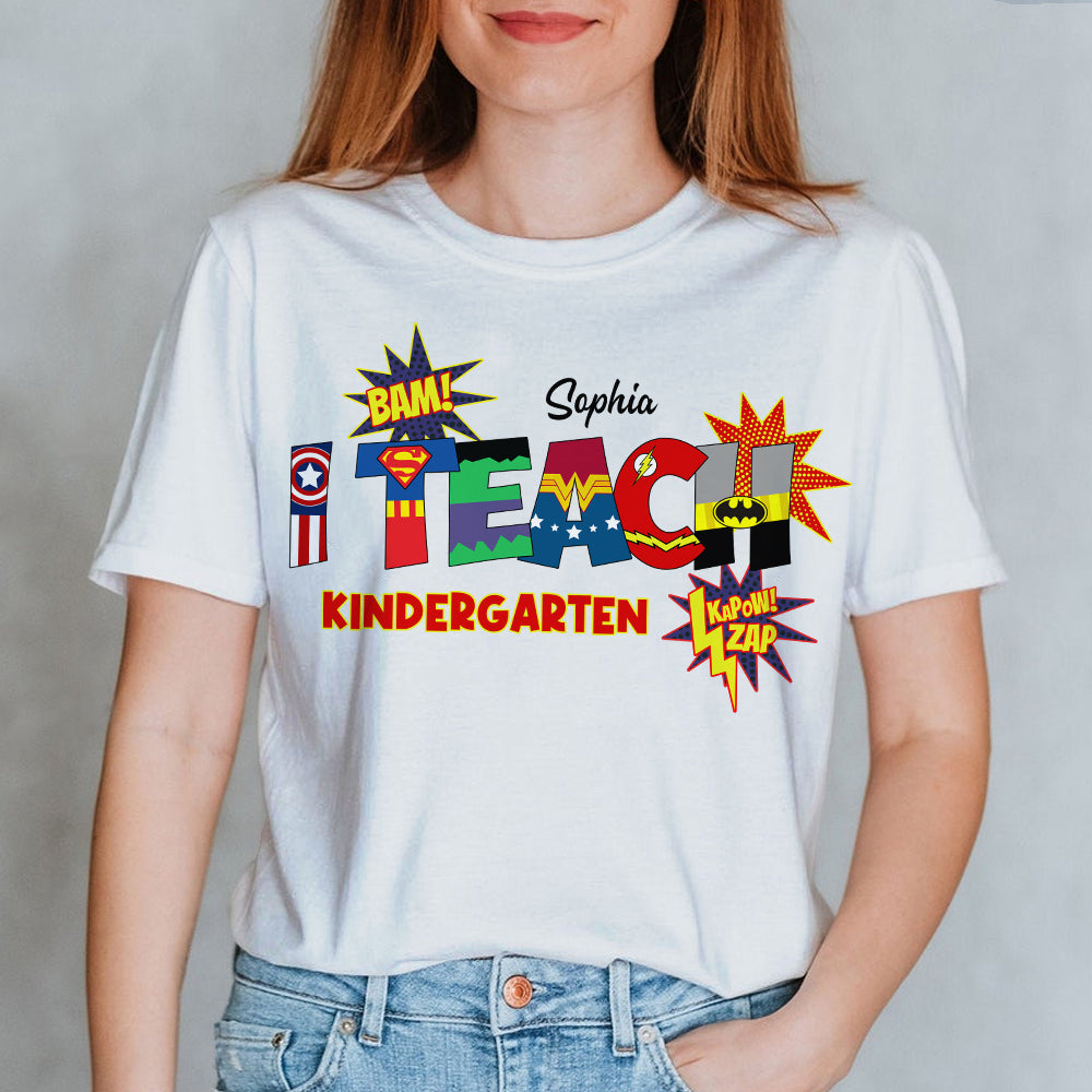 Gift For Teacher, Personalized Shirt 01HUDT300623 - Shirts - GoDuckee