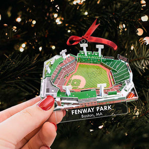 Personalized Gift For Baseball Lovers, Baseball Stadium Field Ornament 02QHTI161024 - Ornament - GoDuckee