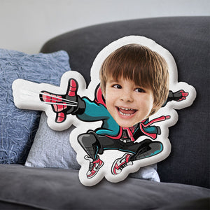 Custom Face Pillow 01QHTI080623 Laughing Kid Face SPKid - Pillow - GoDuckee